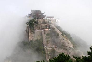 九华山风景区全景 寻千年肉身之谜 登九华山最高峰（2日行程）