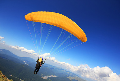 惊险刺激的高空滑翔伞体验（1日行程）