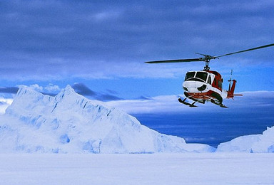 新西兰冰川观光直升机俯瞰新西兰南岛冰川高山雪景（1日行程）
