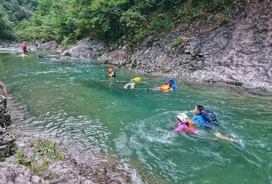 华东最优水质 丽人谷 天然滑道 肉漂 溯溪活动（3日行程）