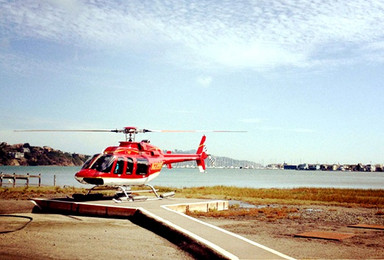 旧金山直升机巡航金门大桥恶魔岛渔人码头九曲花街（全景高级版）（1日行程）