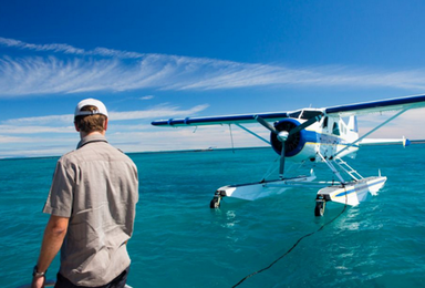 澳大利亚汉密尔顿岛 大堡礁心形礁水上飞行出海之旅（1日行程）