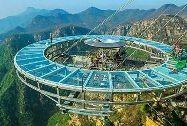 石林峡挑战世界第一“UFO”悬空玻璃观景台（宇宙之眼）（1日行程）