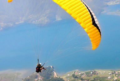 桐洲岛中国动力滑翔伞 像风一样自由翱翔蓝天（1日行程）