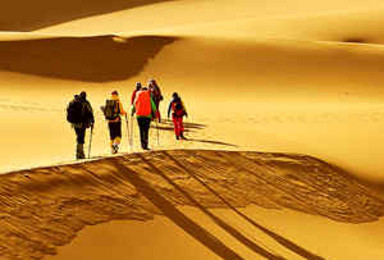 北京 库布齐沙漠东线徒步 腹地穿越 露营观星（4日行程）