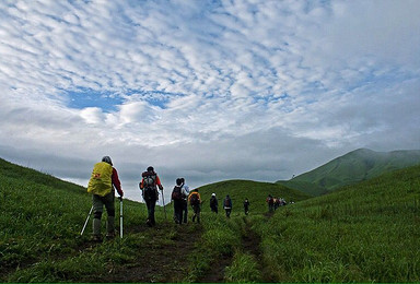 武功山高山草甸观日拍云海 黄苟冲 绝望坡 望日山庄 金顶 正门（2日行程）