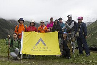 2016年贡嘎雪山登山营地徒步 近距离接触蜀山之王 整年活动（6日行程）