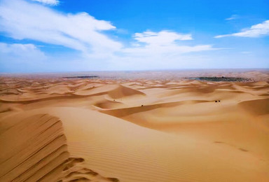 自然探索 玩转宁夏 全程越野车穿越腾格里沙漠旅行（5日行程）