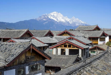 飞跃丽江古城 远眺玉龙雪山（1日行程）