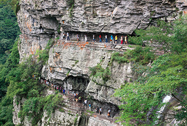 还没尝试过华山栈道 那么你可以先试试飞鹰道 武坑（3日行程）