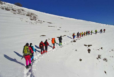 南山菊花台 西白杨沟12公里穿越赏初雪游（1日行程）