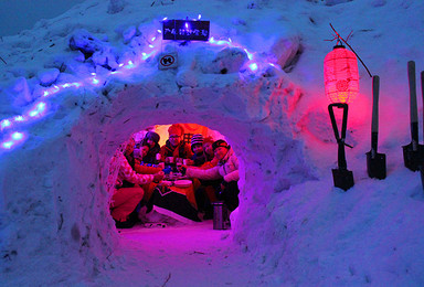 辽宁野驴部落重装群圣诞节雪村松岭雪洞重装露营（3日行程）