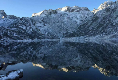 高山冰斗湖 原始森林 雪山 云海 甲尔猛措登山徒步（2日行程）