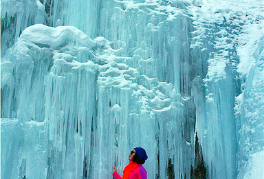 邀您绿野峡谷赏大型冰瀑 拍雪景 滑野雪（1日行程）