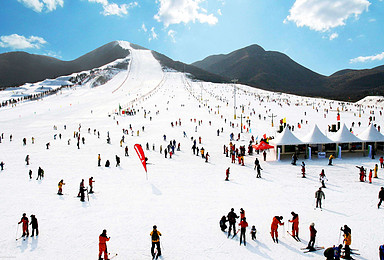 渔阳国际滑雪场特价来袭 周末约起来（1日行程）