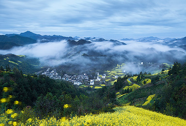 新安江山水画廊 石潭花开云雾 乘船游览徒步（2日行程）