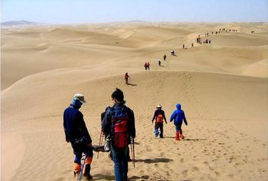 清明 穿越行库布齐沙漠扎营极致深度体验 提供装备租赁（4日行程）