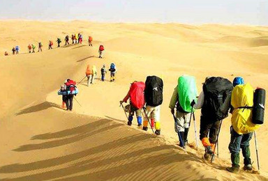 2017年库布奇沙漠穿越徒步那失落的弓弦 虐途户外全年（3日行程）