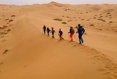 端午出游 腾格里沙漠徒步路线 毕业旅行（3日行程）
