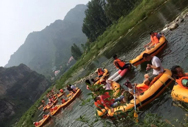 十渡竹筏戏水 拒马河漂流 孤山寨景区（1日行程）