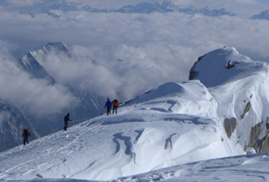 半脊峰技术雪山攀登 毕棚沟徒步之旅（7日行程）