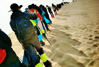 拼团 端午节 穿越库不齐沙漠 可骆驼穿越 体验沙漠涮锅（3日行程）