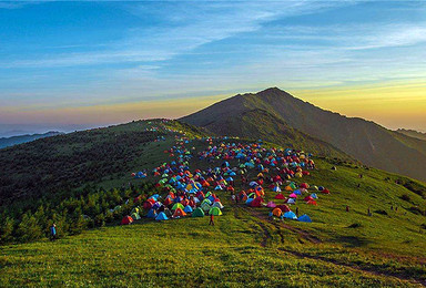 海陀山扎营之高山草甸云海日落日出 能够帮大家租帐篷（2日行程）