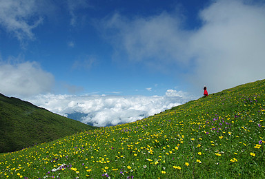 周末九顶山 天国的花园 云端的风景 徒步摄影（3日行程）