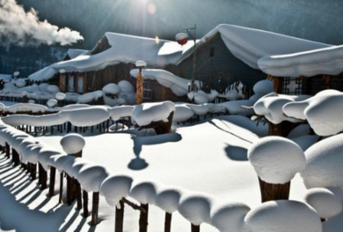 美丽的雪乡雪谷滑雪旅游 哈尔滨 雪谷 雪乡 滑雪 穿越雾凇岛（5日行程）