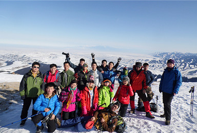 南山牧场难易双线徒步活动 滑野雪的自带板（1日行程）