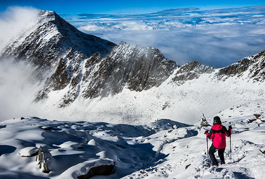 冬季四姑娘山长坪沟徒步 二峰攀登 尝试初级雪山攀登（6日行程）