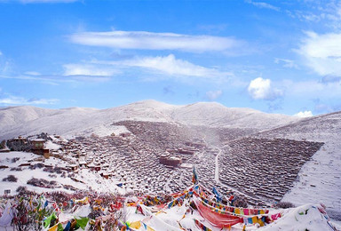 川西 专线 成都 色达 四姑娘山 鹧鸪山滑雪温泉（7日行程）