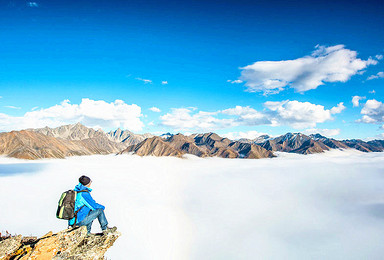 贡嘎朝拜徙步 贡嘎雪山 子梅垭口 巴王海 草科温泉（3日行程）