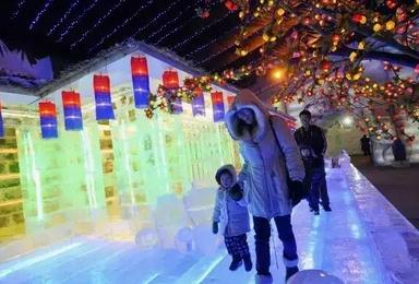 周末冰灯 龙庆峡 北京最大的冰灯节 云瀑沟冰瀑 品尝柴鸡宴（1日行程）