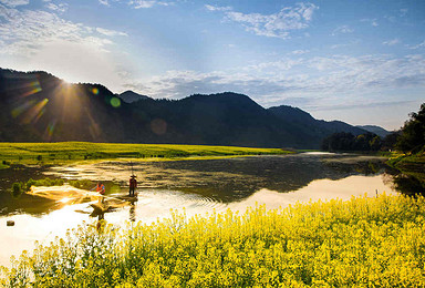 阳春三月游船赏花 新安江山水画廊 魅力徽州隐石潭（3日行程）