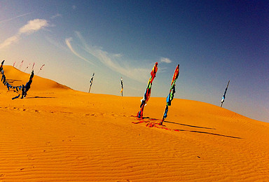 库布齐沙漠西线穿越 走进 一带一路 上的沙漠绿（4日行程）