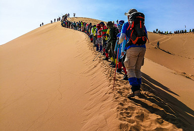 五一假期勇征腾格里沙漠轻装徒步大会（5日行程）