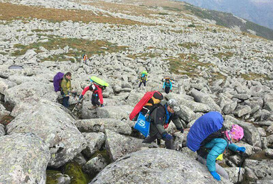 五一重装 横跨太白山鳌山 核桃坪 九重石海 都督门 三天穿越（3日行程）