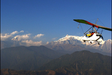 尼泊尔博卡拉 滑翔机 滑翔翼 三角翼 动力小飞机体验（1日行程）