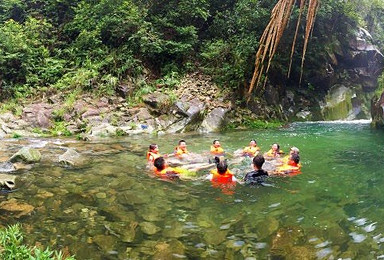 白际大峡谷溯溪 游泳 打水仗 激情徽州第一漂流（3日行程）