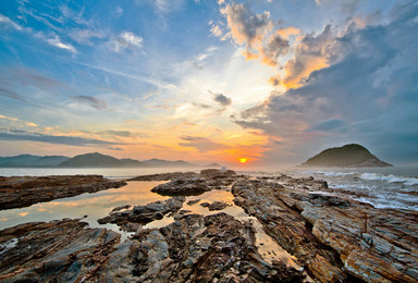 惠东最美海岸 黑排角穿越徒步 玩水 捡贝壳 一起去看海（1日行程）