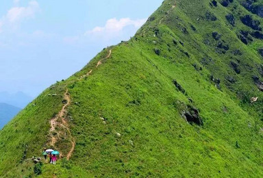 攀登莫六公顶—行走阳山屋脊之上,俯瞰万亩峰林波浪(1日行程) 攀登莫六公顶—行走阳山屋脊之上,俯瞰万亩峰林波浪(1日行程)