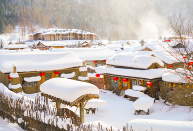 梦幻雪乡丨哈尔滨+雪乡+镜泊湖+长白山+雾凇岛（7日行程）