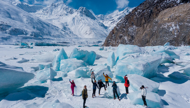 藏东环线之穿越念青东 冰川蓝冰洞徒步探索之旅  越野摄影（10日行程）