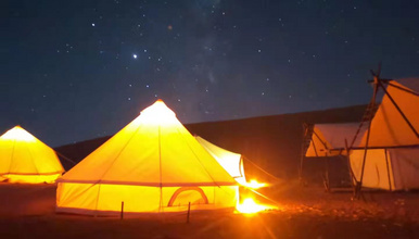 腾格里沙漠轻装徒步体验，走进无人区（2日行程）