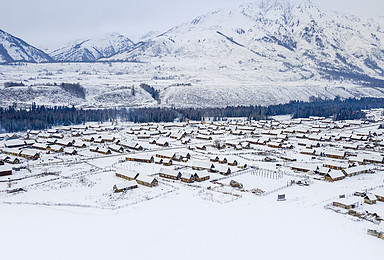 雪国喀纳斯 冬天去浪漫雪都阿勒泰猫冬（6日行程）