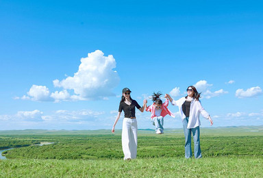 呼伦贝尔6天5晚野餐露营 骑马穿越 滑草 网红小火车 大马戏（6日行程）