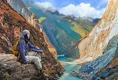 [骆驼十大]中虎跳峡 | 徒步虎跳峡高路，瞰金沙江峡谷盛景（2日行程）