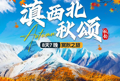 滇西北秋颂丨穿越山湖融入风景中，深度体验滇西北的金秋之美（8日行程）