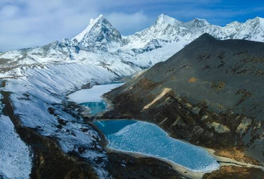 库拉岗日 白马林措 普莫雍错 介久措轻徒步（6日行程）